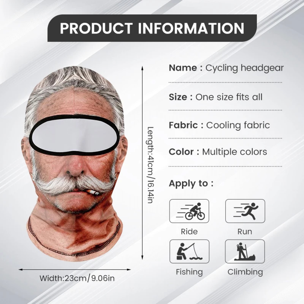 LAUSA Opa-Maske